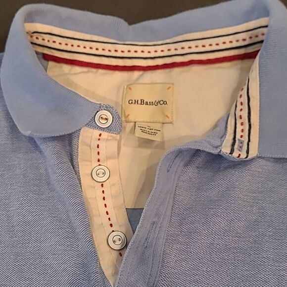 G.H. Bass&Co Blue Thick Cotton Top - Picture 7 of 8